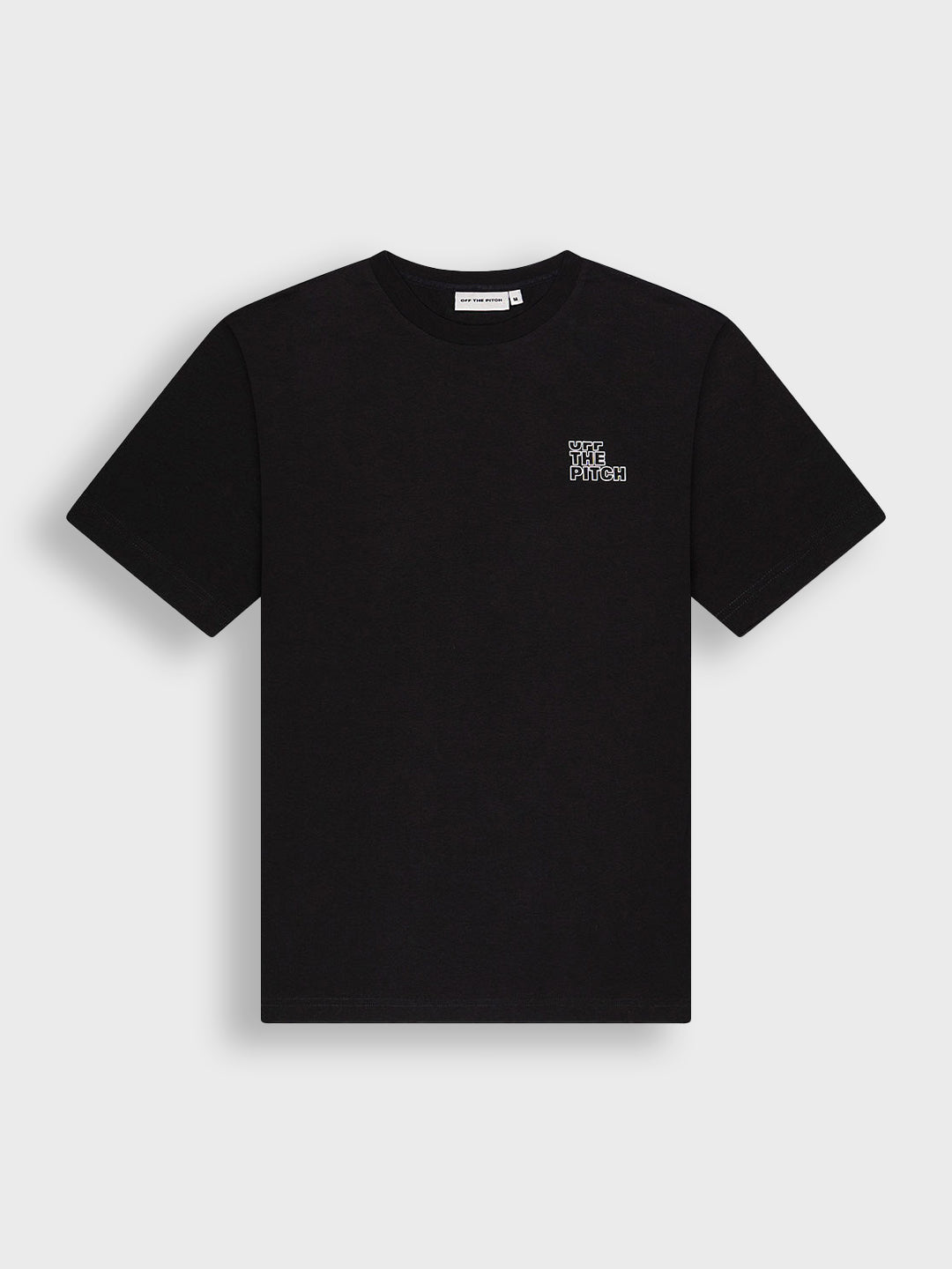 Off The Pitch Outline T-Shirt | Black