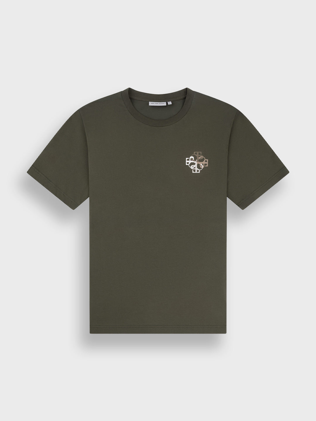 Off The Pitch Pendant T-Shirt Dark Olive - productfoto voorkant
