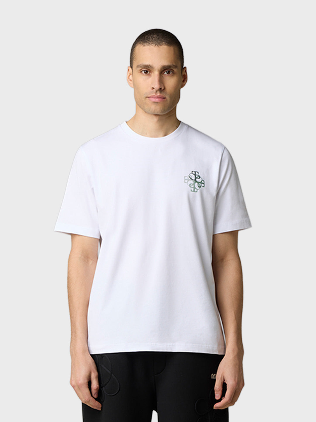 Off The Pitch Pendant T-Shirt White - voorkant