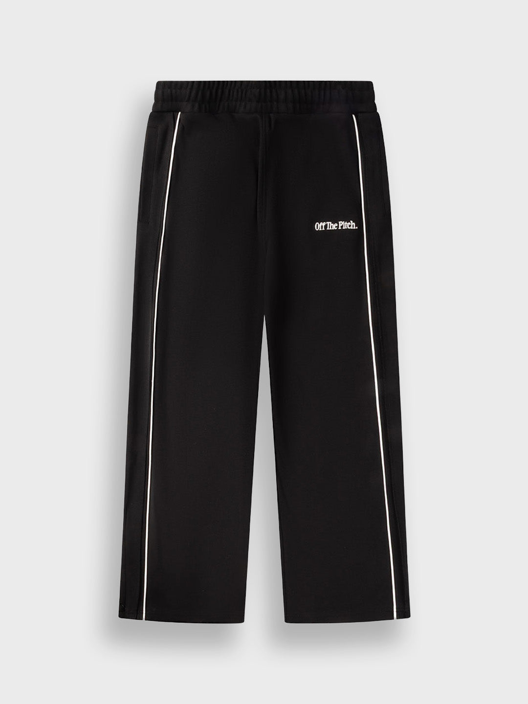 Off The Pitch Piping Panel Pants Black - productfoto voorkant