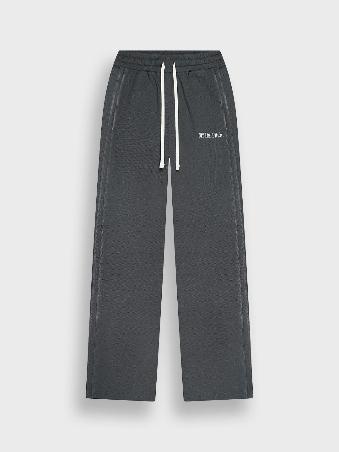 Off The Pitch Raw Edge Panel Pants Dark Shadow – voorkant