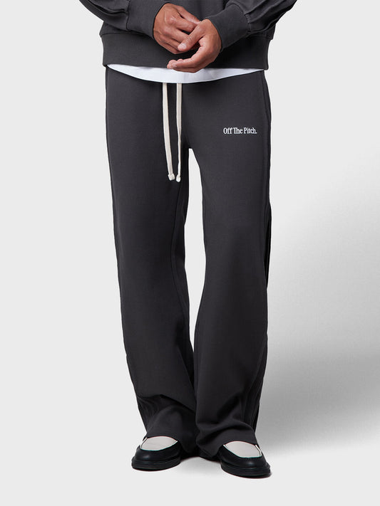 Off The Pitch Raw Edge Panel Pants Dark Shadow – voorkant