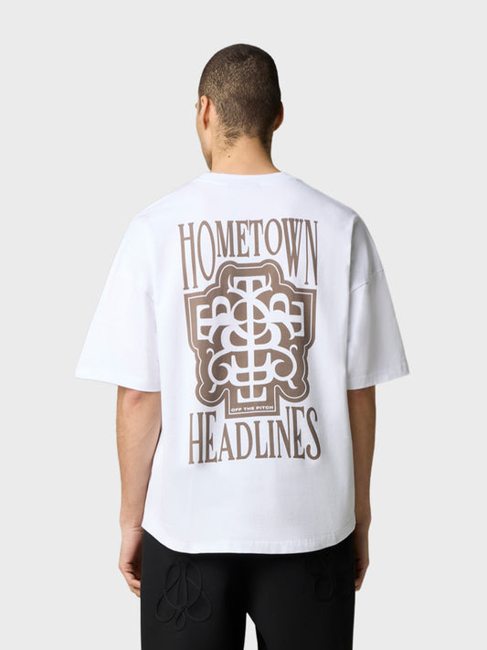 Off The Pitch Record T-Shirt White