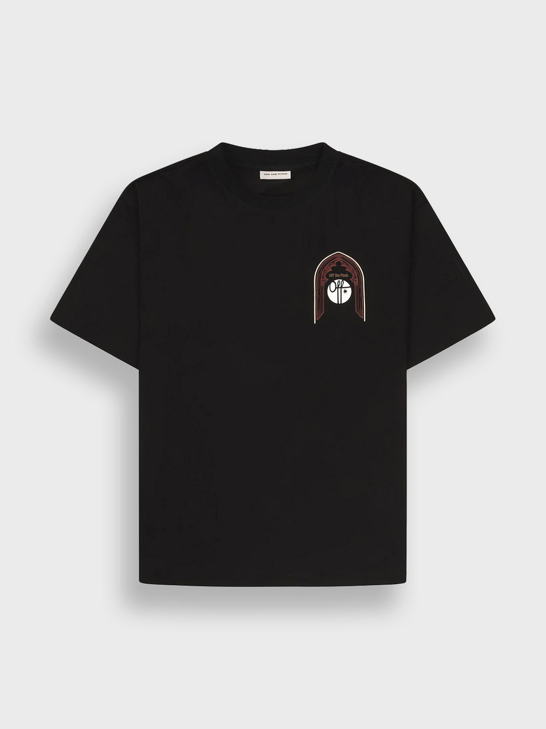 Off The Pitch Sacred T-Shirt Black - front