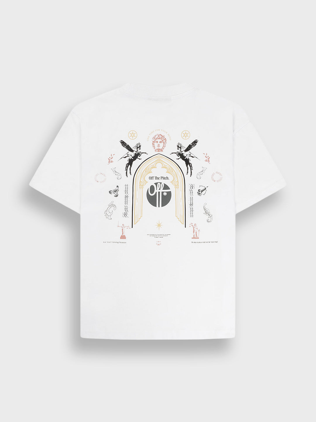 Off The Pitch Sacred T-Shirt White - achterkant