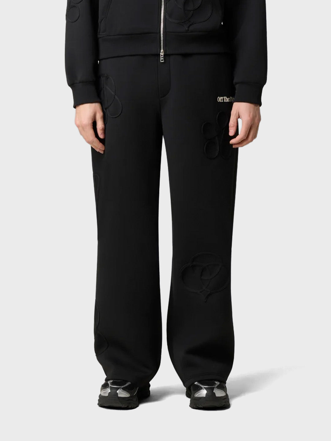 Off The Pitch Symbol Jogger Black – voorkant
