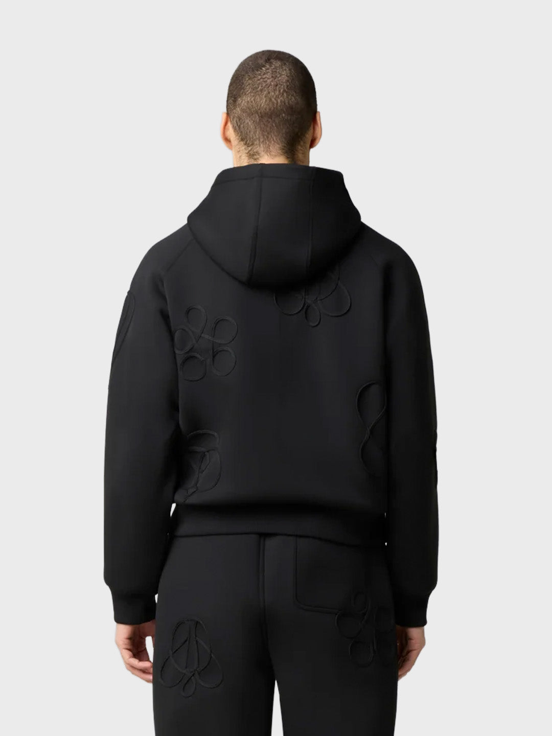 Off The Pitch Symbol Zip Hoodie Black – achterkant