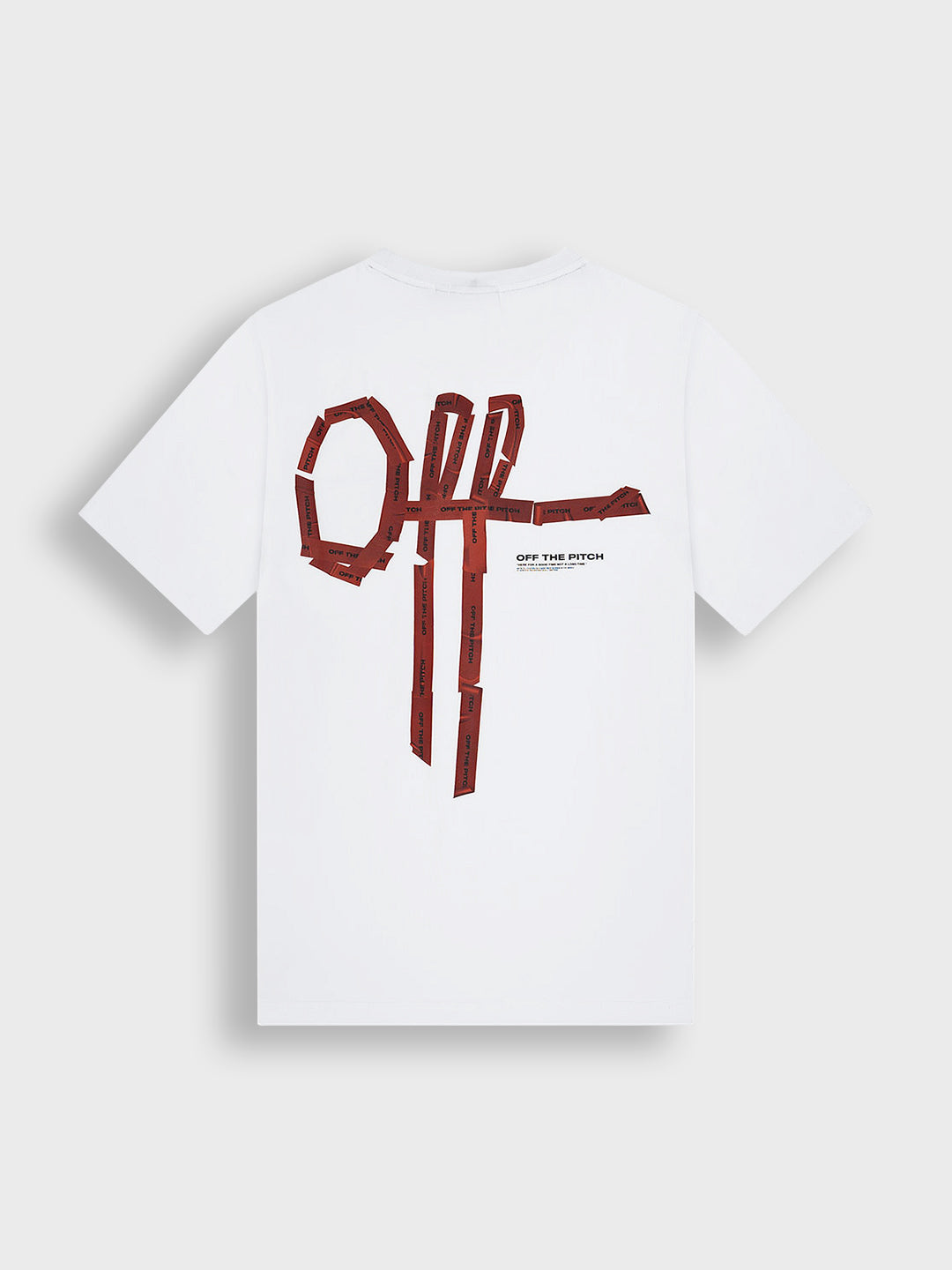 Off The Pitch Tape Off T-Shirt | White