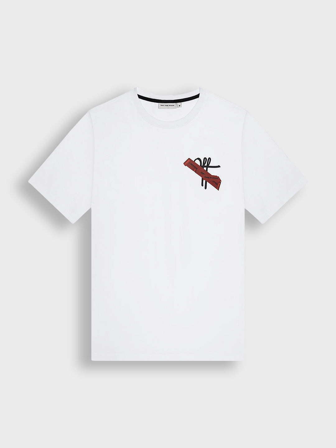 Off The Pitch Tape Off T-Shirt | White