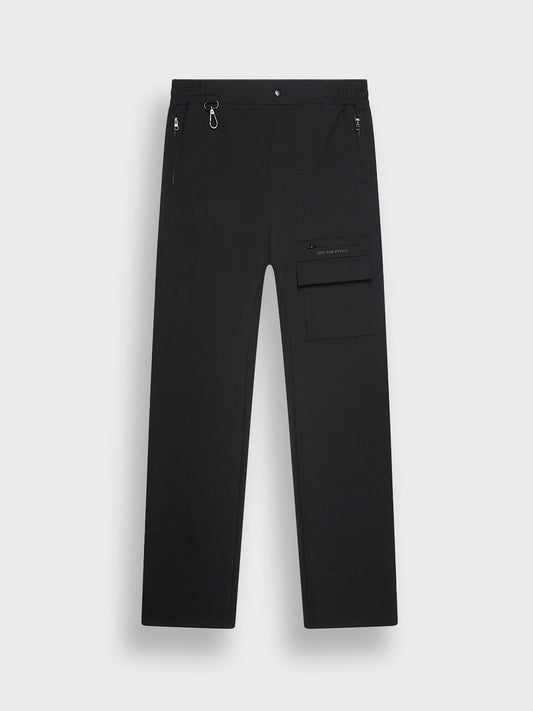 Off The Pitch Utility Maze Pants Black – voorkant