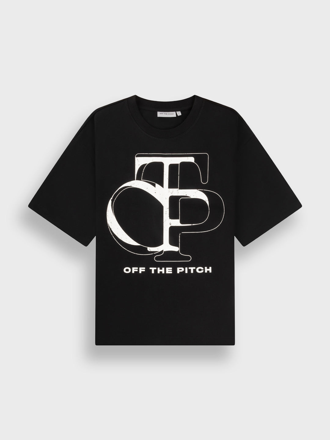 Off The Pitch Vas T-Shirt Black - voorkant