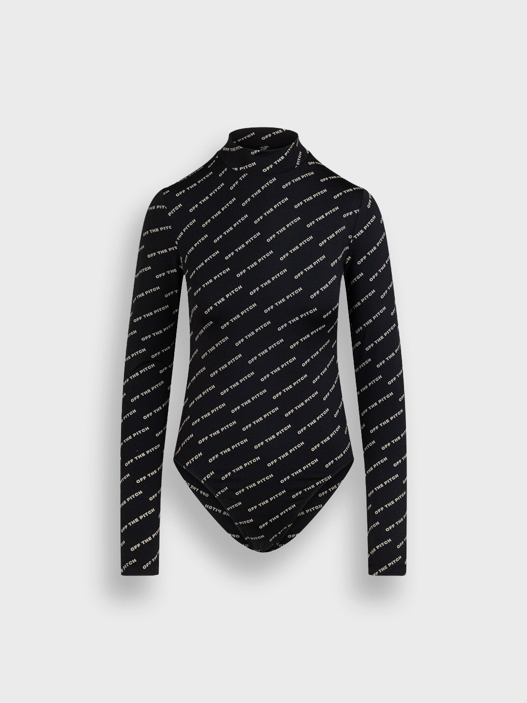 Off The Pitch Women Paige Bodysuit Black - voorkant