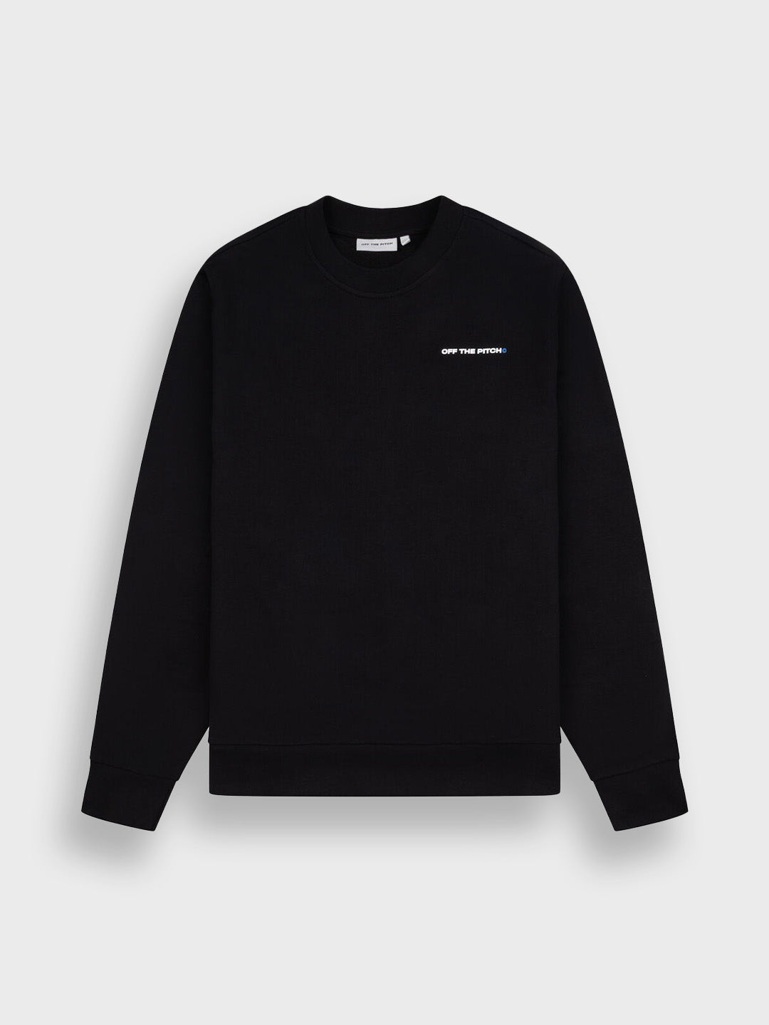 Off The Pitch World Crewneck Sweater Black | voorkant