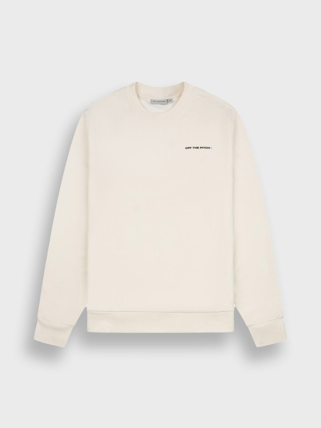 Off The Pitch World Crewneck Sweater Off White voorkant