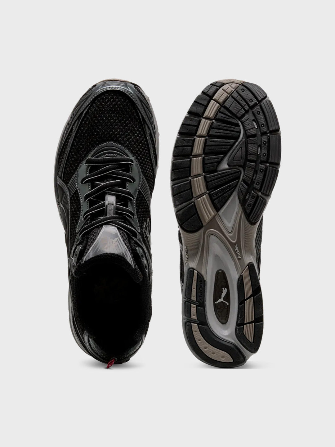 Puma Homura OG+ Sneakers Black/Matte Silver - 409125-08 - boven en onderkant