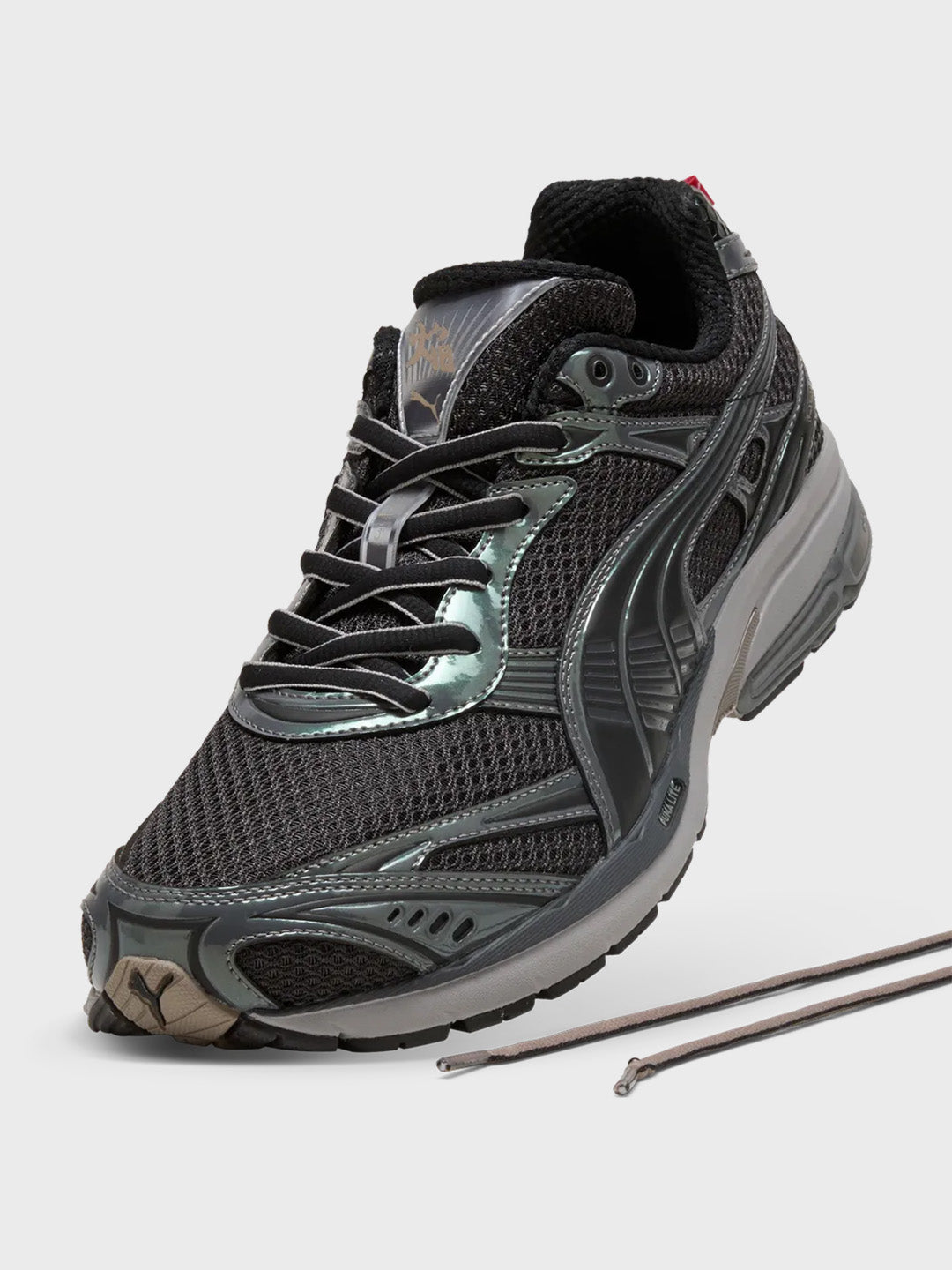 Puma Homura OG+ Sneakers Black/Matte Silver - 409125-08 - vooraanzicht