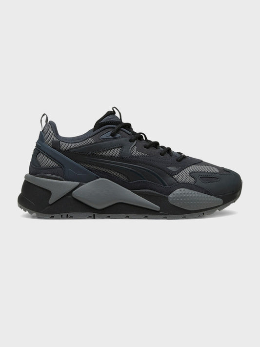 Zijkant Puma RS-X Efekt PRM Sneakers in Cool Dark Grey