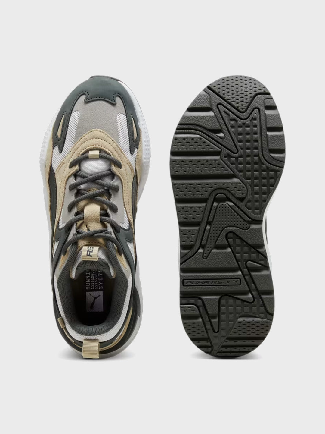 Puma RS-X Efekt PRM Sneakers Feather Grey – bovenkant en zool