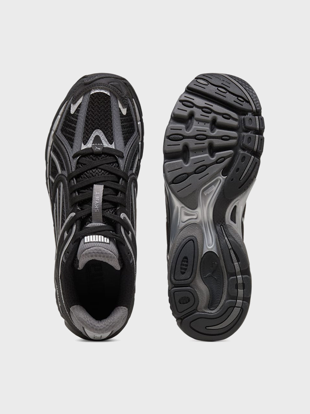 Puma SkyJet Sneakers Black - 406486-02 - bovenkant en zool