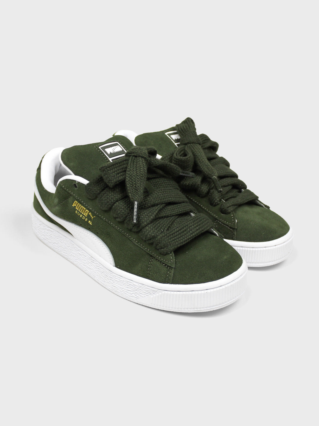 Puma suede cheap forest green