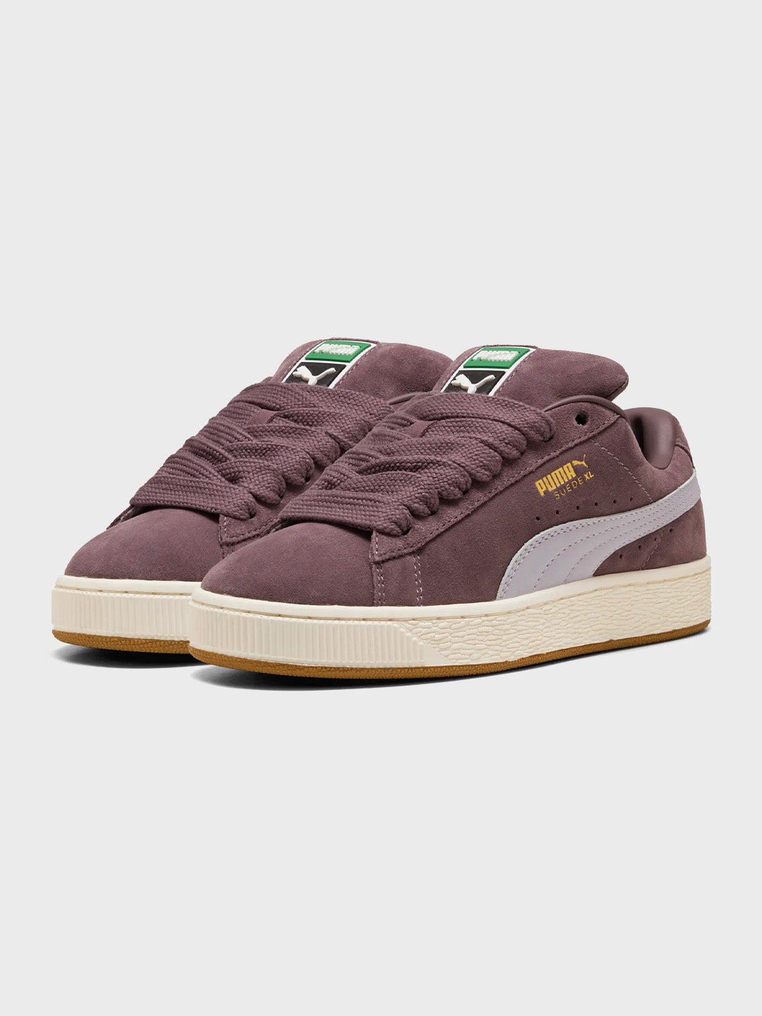 Puma Suede XL Sneakers Raisin – schuin vooraanzicht