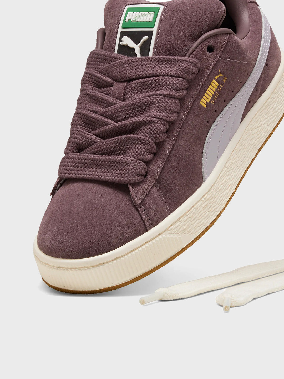 Puma Suede XL Sneakers Raisin – schuin vooraanzicht