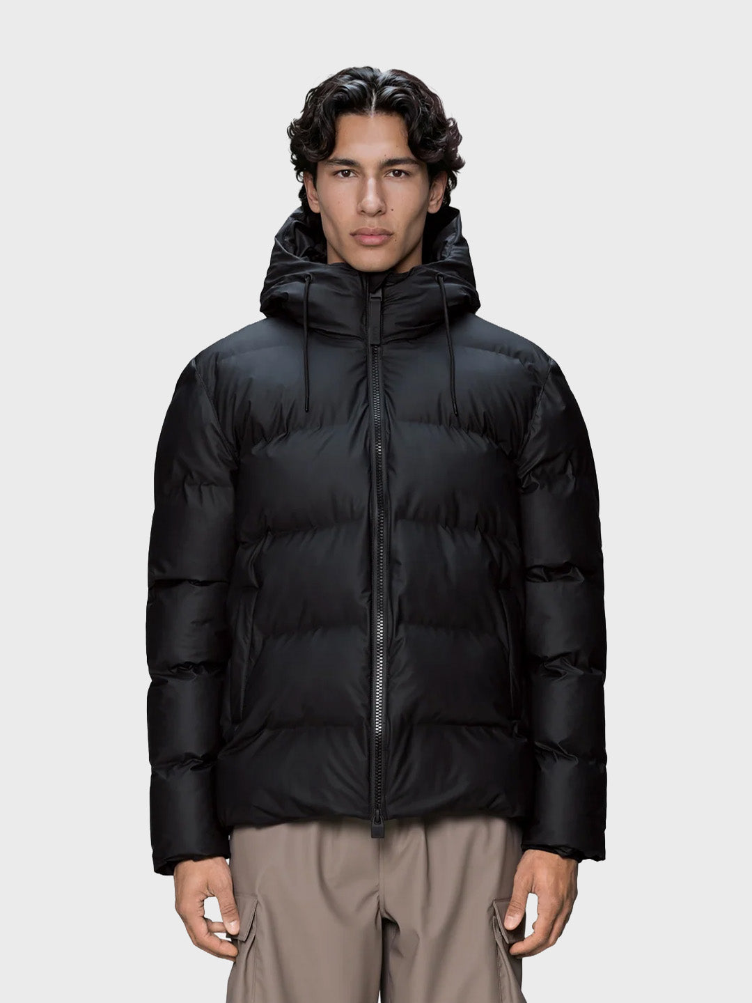 Rains Alta Puffer Jacket Black