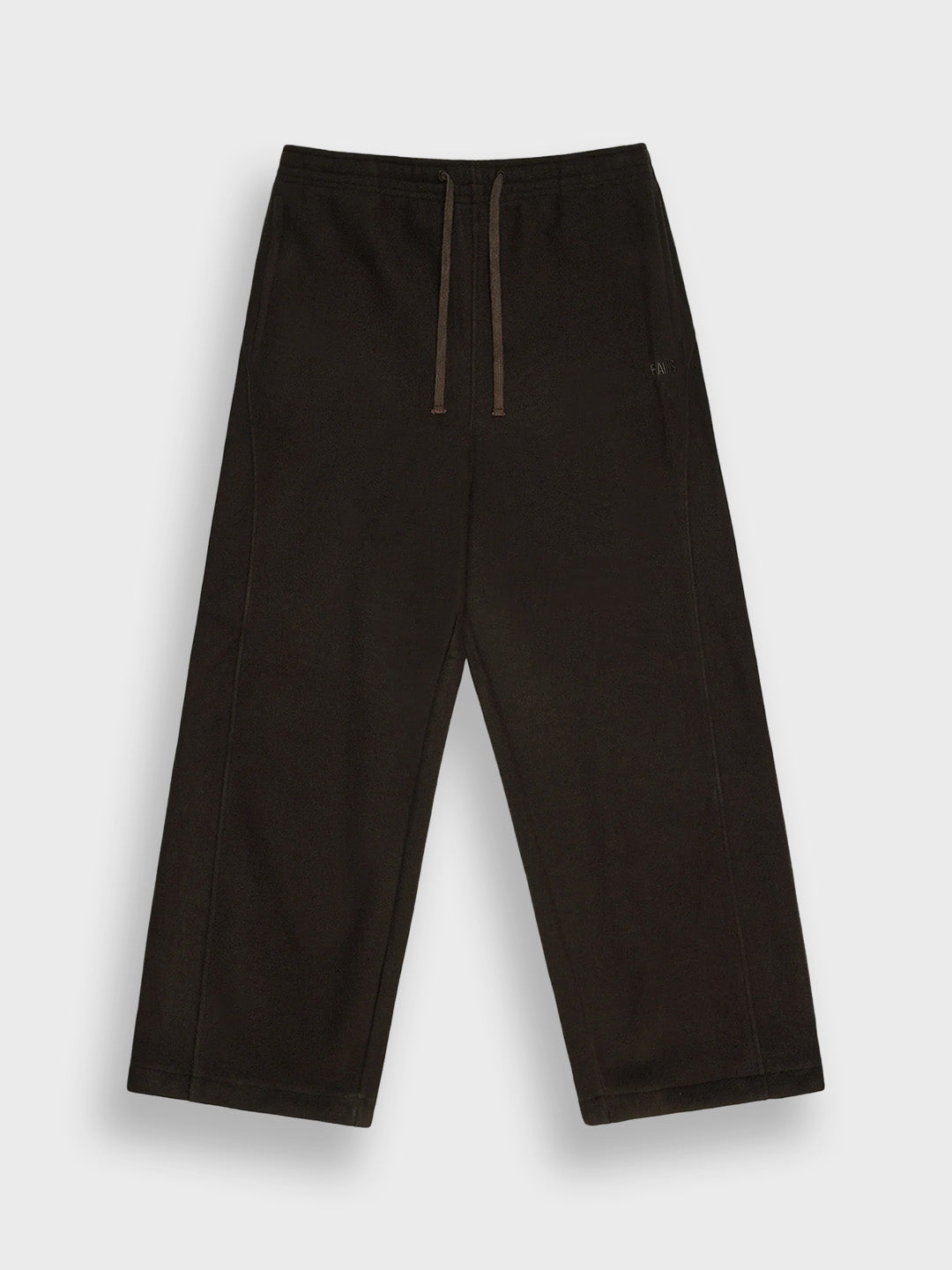 Rains Fleece Pants Bark – voorkant