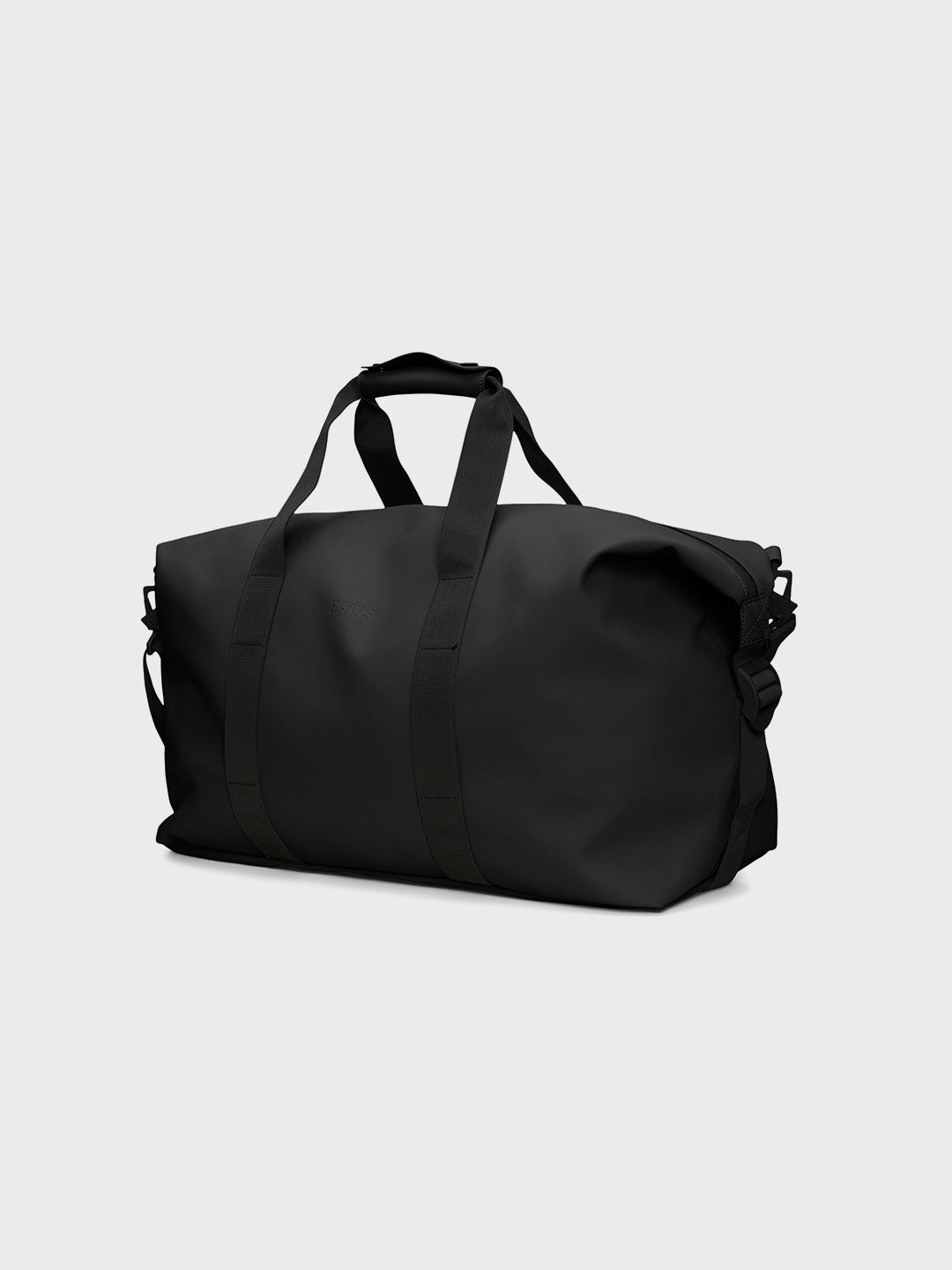 Rains Hilo Weekend Bag Black – zijkant