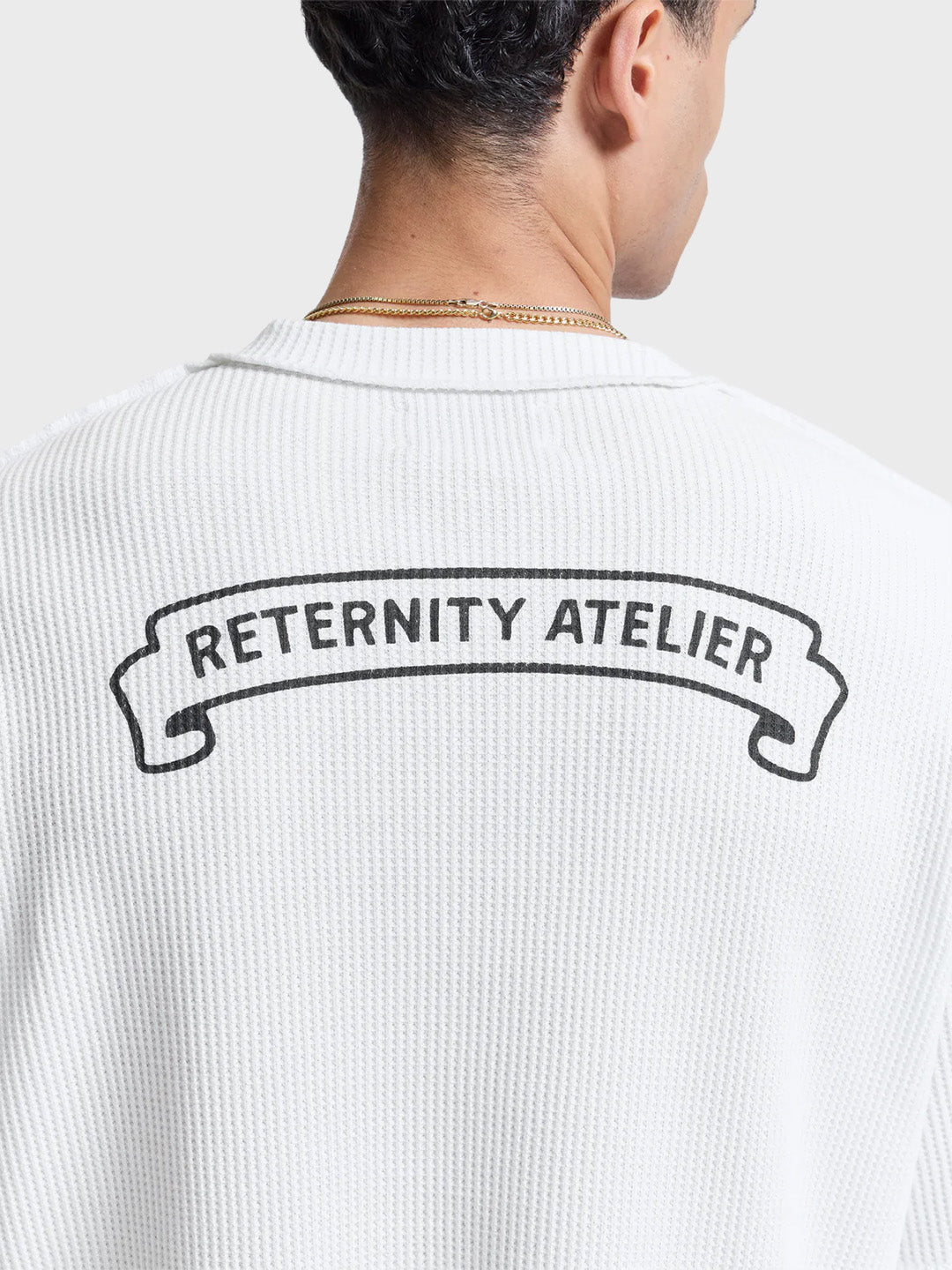 Reternity Band Of Process T-Shirt White - close-up