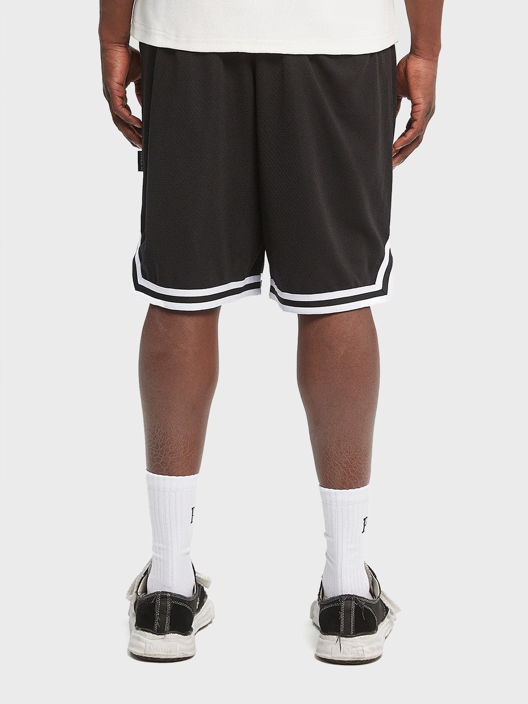 Reternity Creative Dept Mesh Shorts Black - achterkant