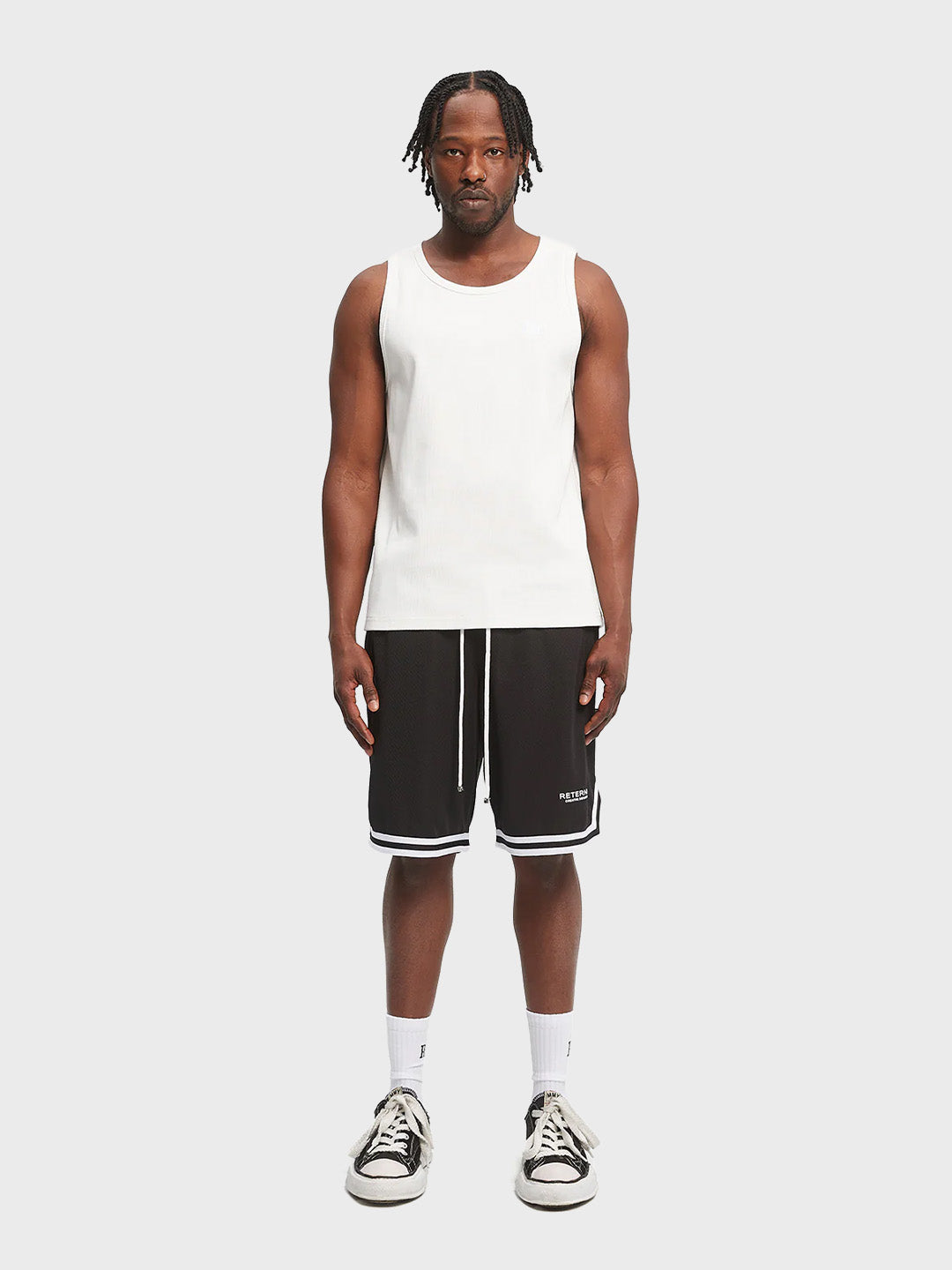 Reternity Creative Dept Mesh Shorts Black - outfit