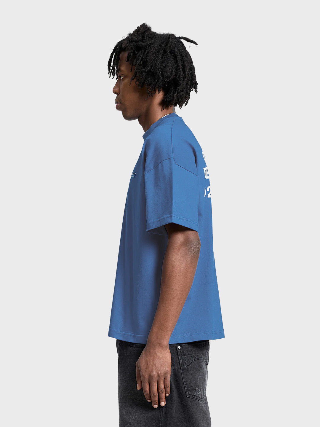Reternity Creative Dept T-Shirt Blue - zijkant
