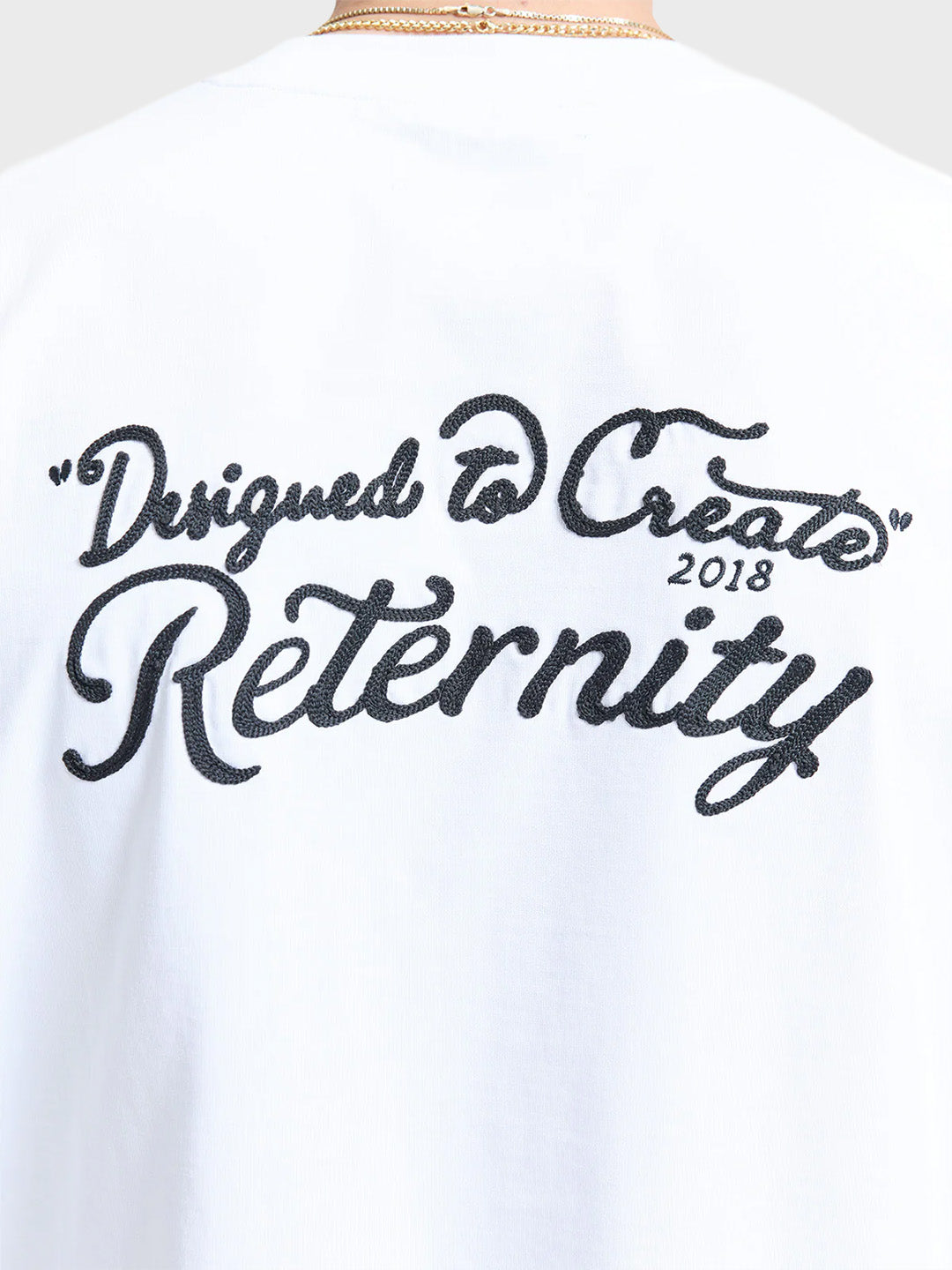 Reternity Designed To Create T-Shirt White - close-up graphic rug