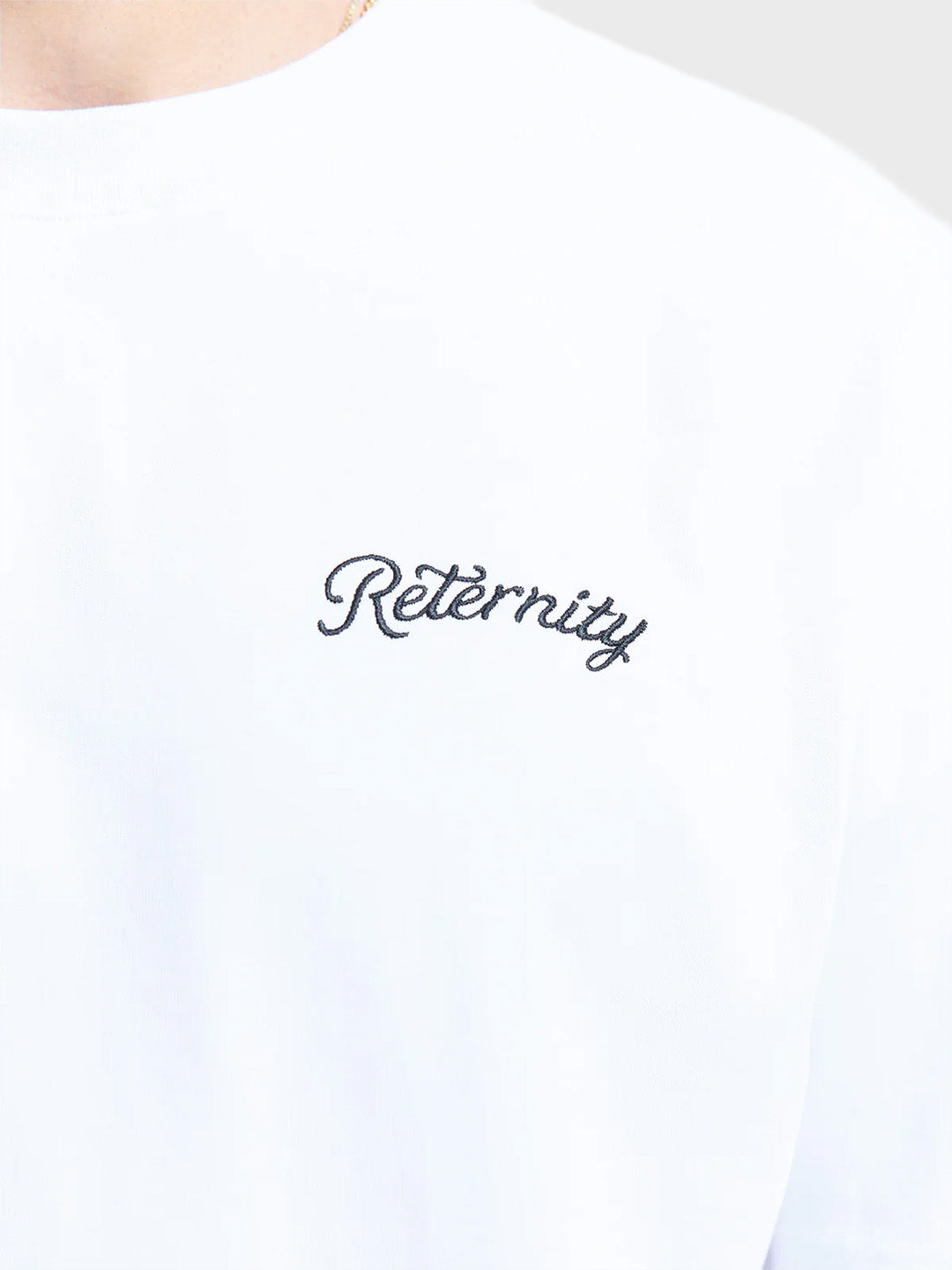 Reternity Designed To Create T-Shirt White - close-up graphic borst