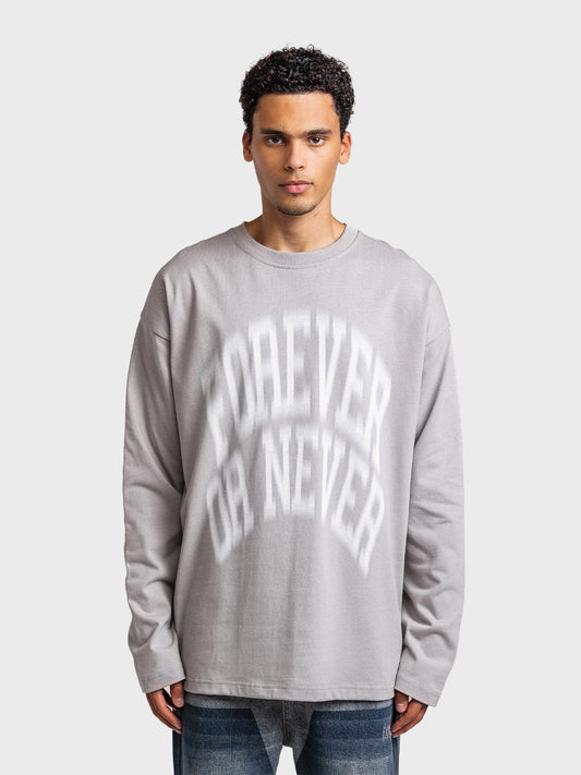 Rheborn Forever Or Never Longsleeve | Grey