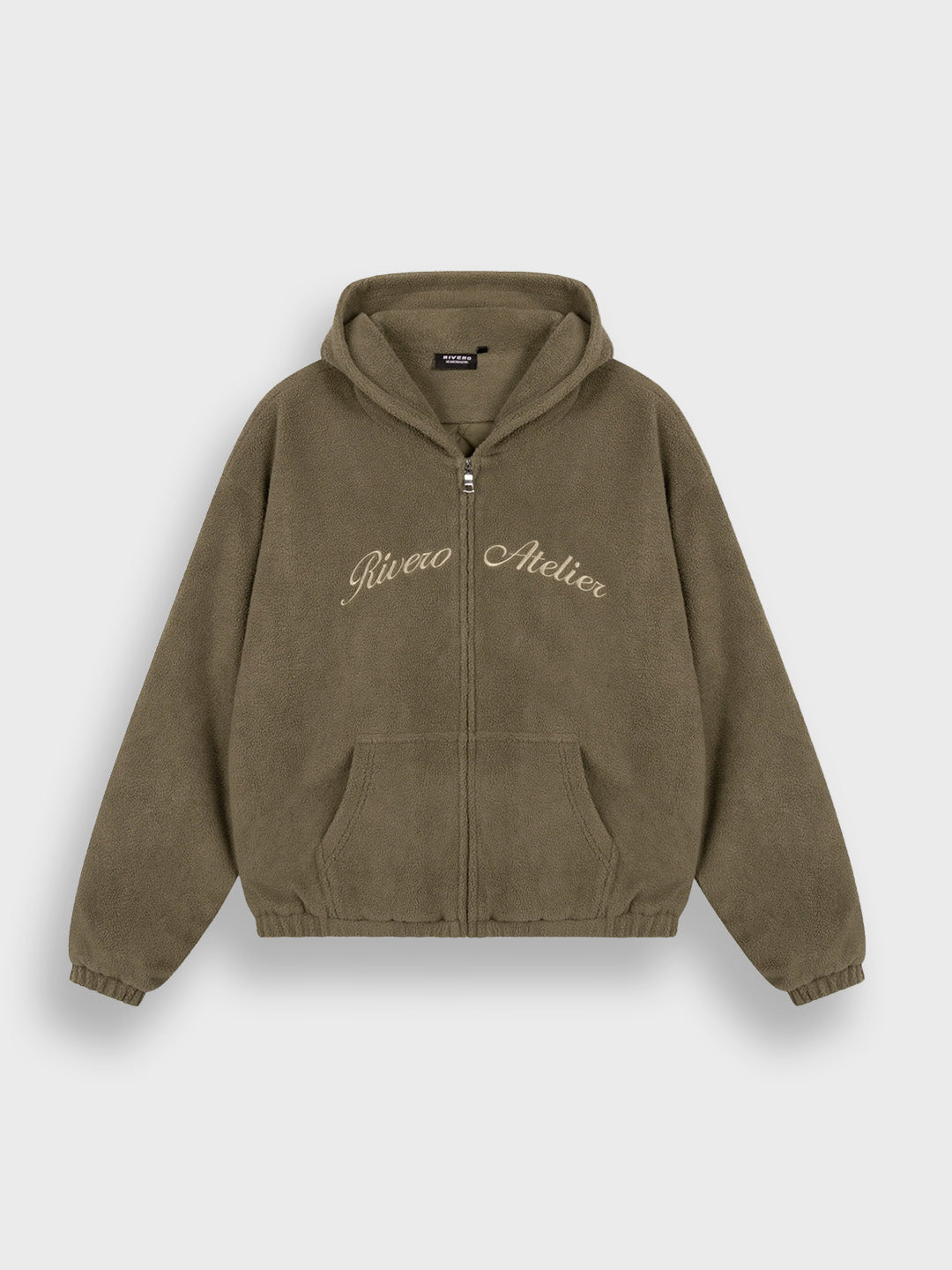 Rivero Atelier Cozy Teddy Zip Hoodie - voorkant