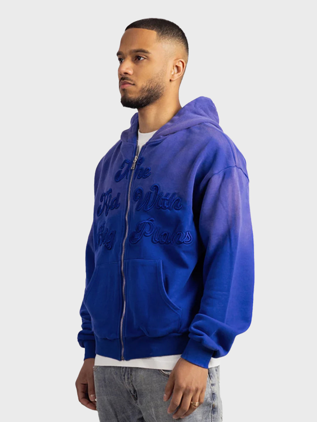 Rivero Big Plans Zip Hoodie | Blue