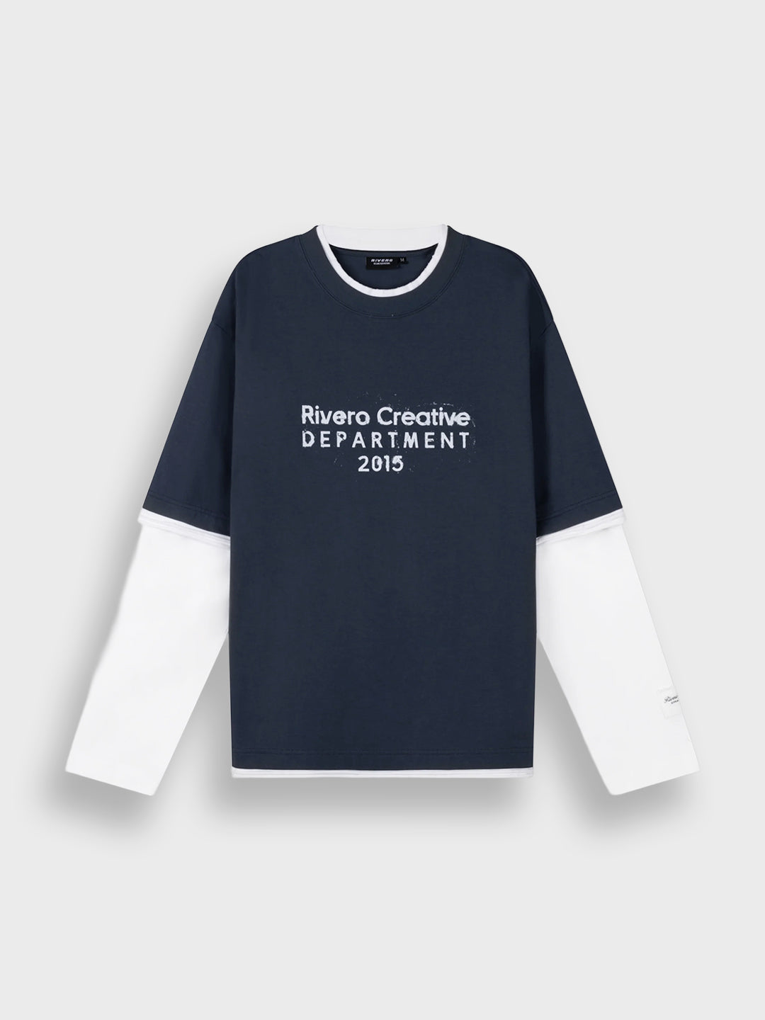 Rivero Creative Department Double Layered Longsleeve Navy - voorkant