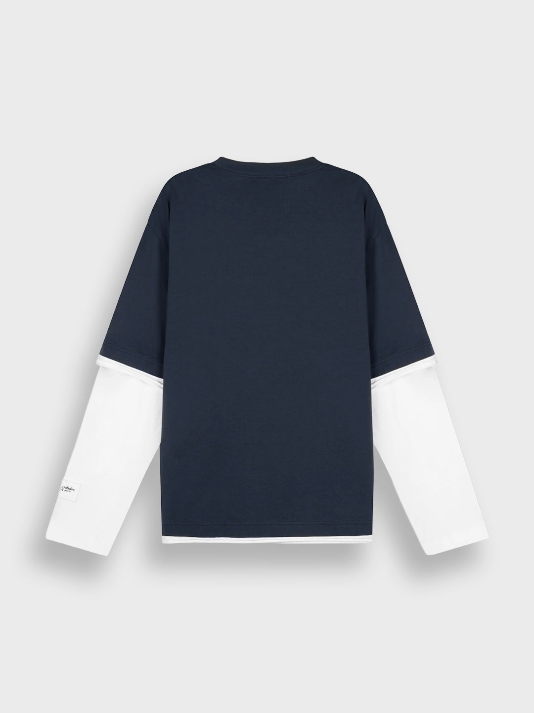 Rivero Creative Department Double Layered Longsleeve Navy - achterkant