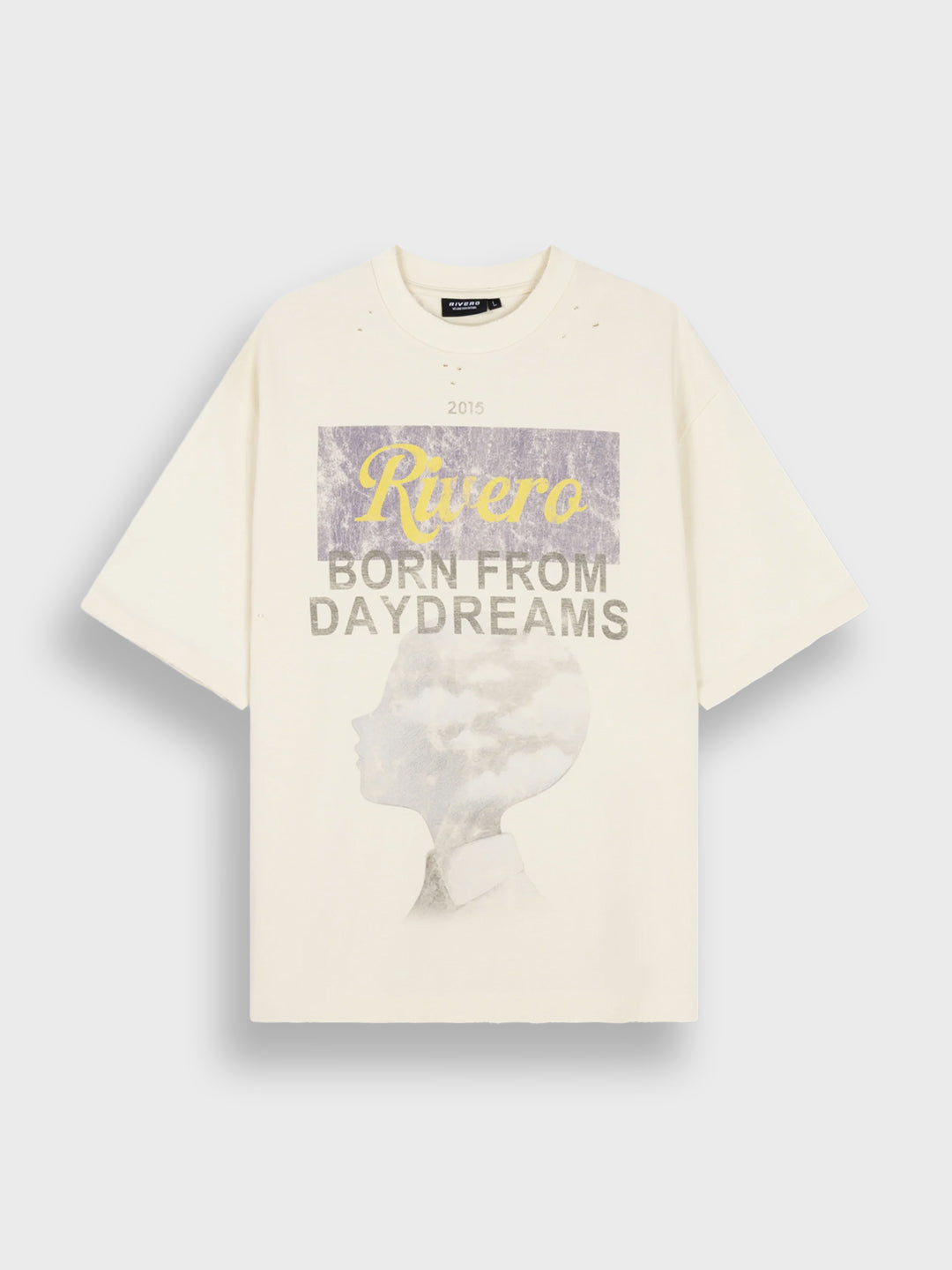 Rivero Daydreams Distressed T-Shirt | Off-White