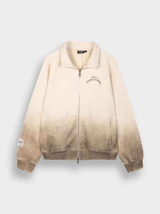 Rivero Dusted Studio Zip Sweater Beige