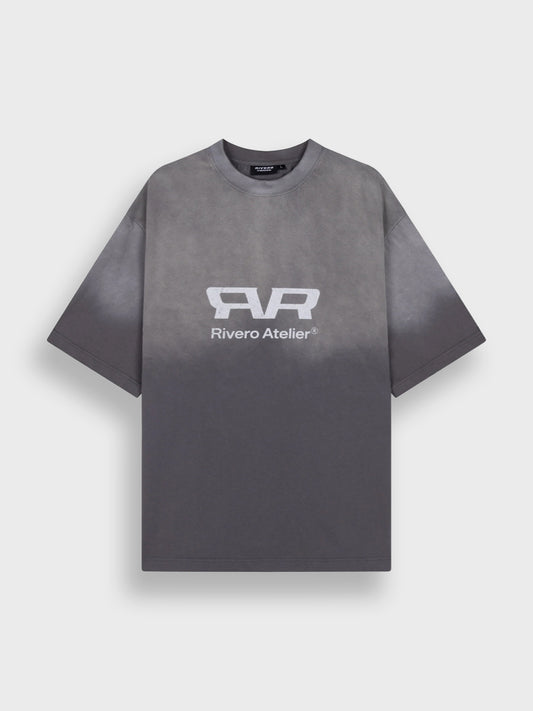 Rivero Eclipse T-Shirt Washed Grey - voorkant
