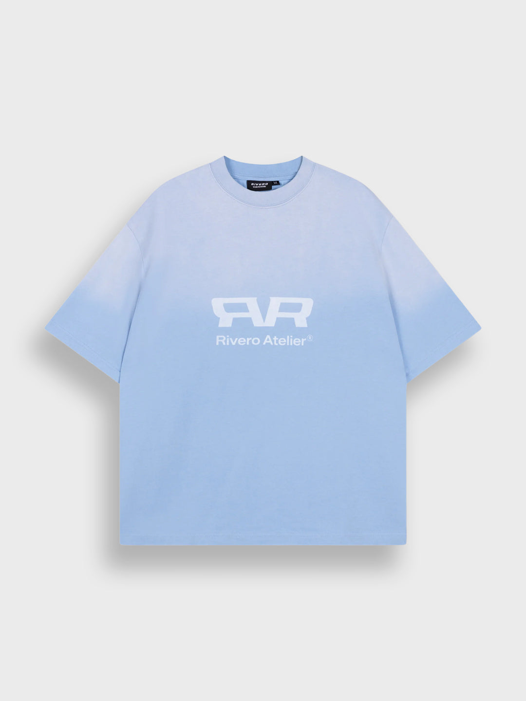 Rivero Eclipse T-Shirt Washed Sky Blue - voorkant