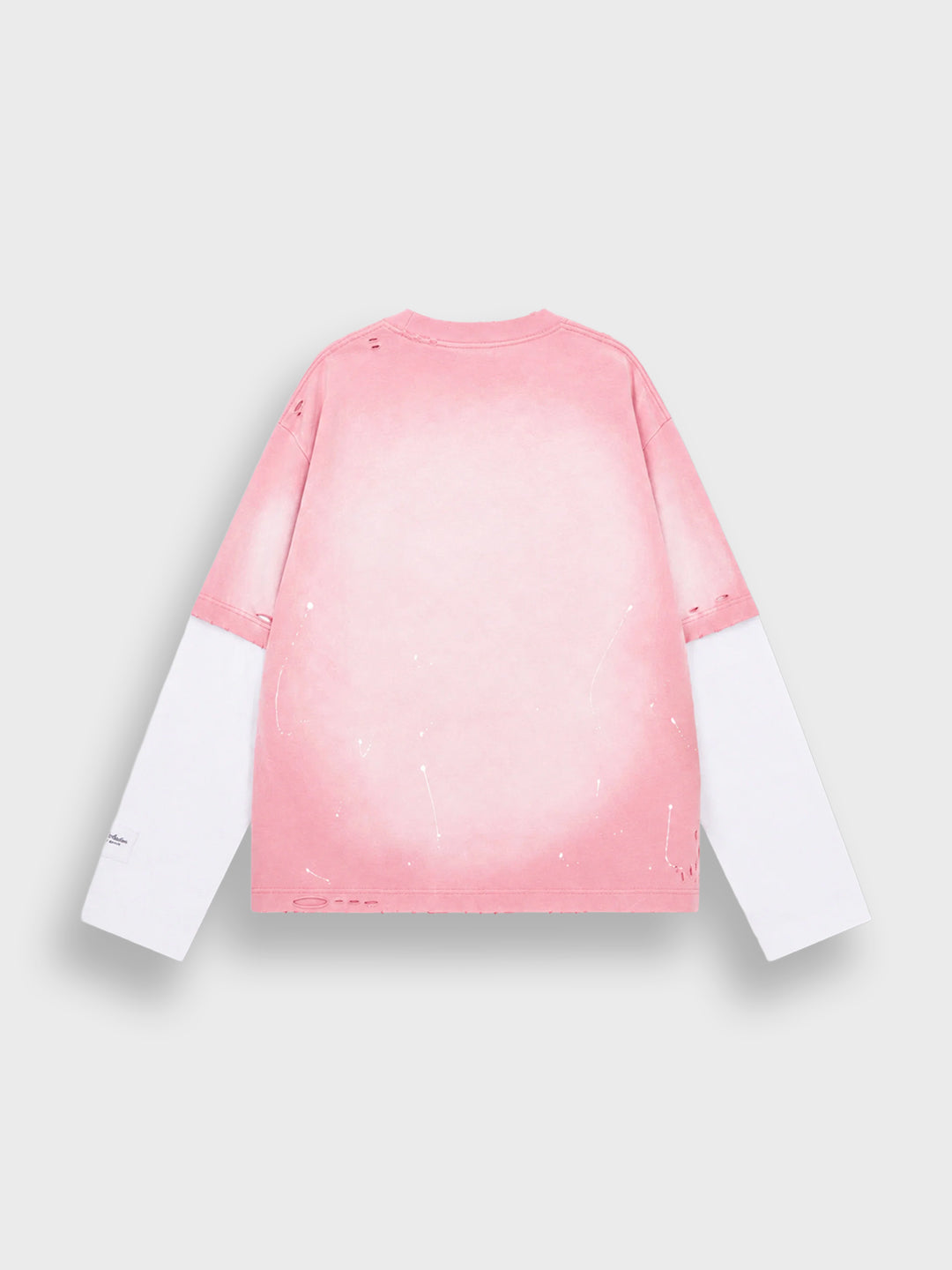 Rivero Fade Artifact Double Layered Longsleeve Dawn Pink - achterkant