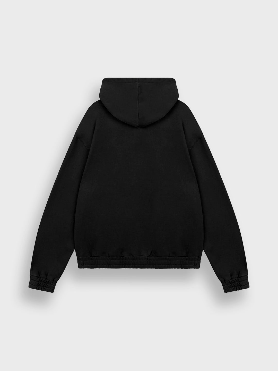 Rivero Frayed Echo Hoodie Black - achterkant