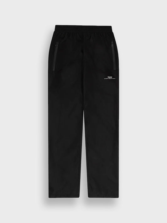 Rivero Phantom Track Pants Black – voorkant met kleine graphic