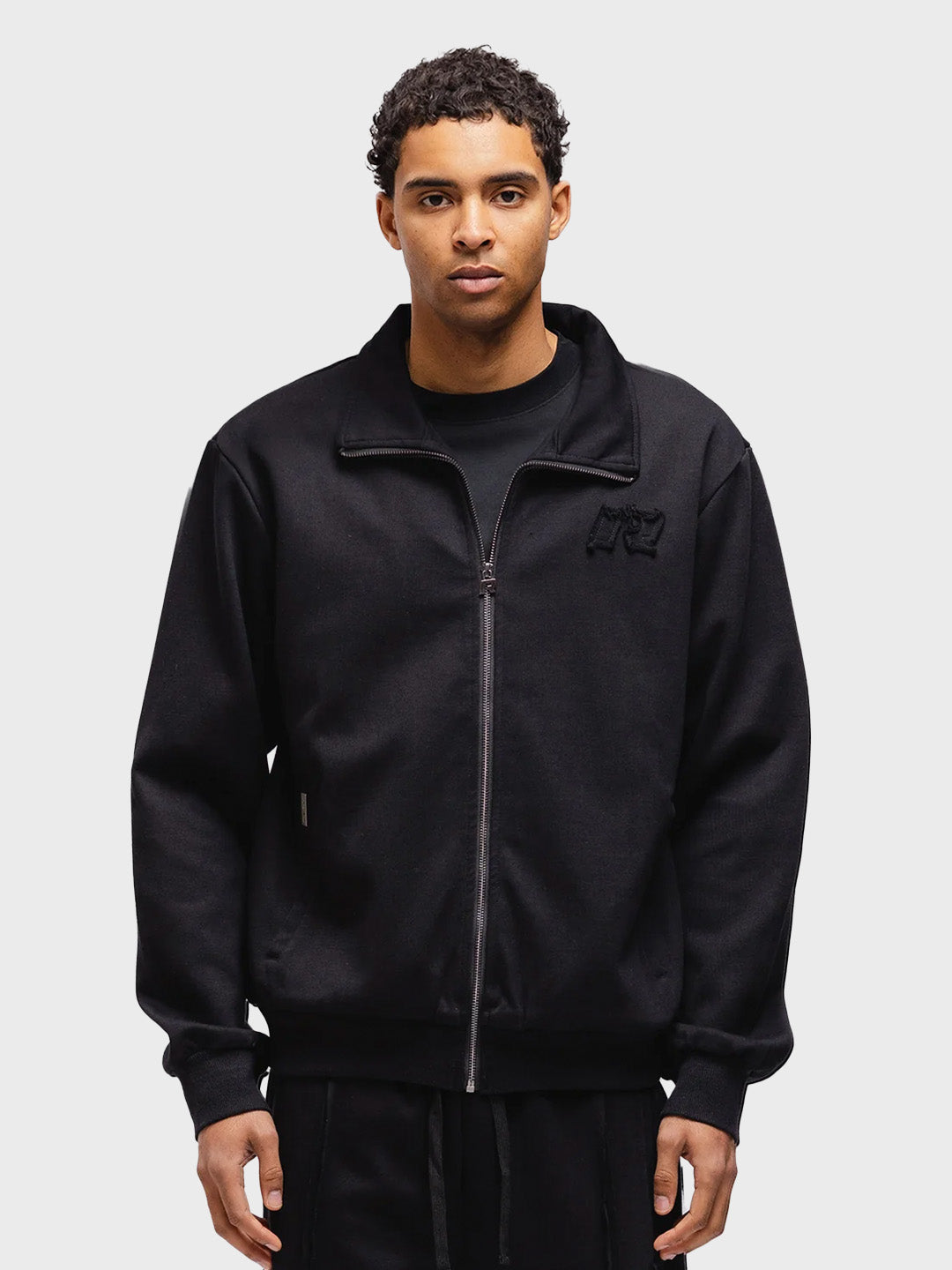 rivero urban track jacket - black- Reloadstore