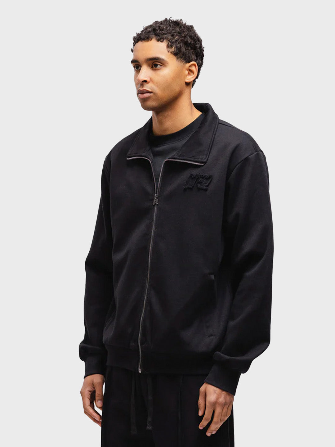 rivero urban track jacket - black- Reloadstore