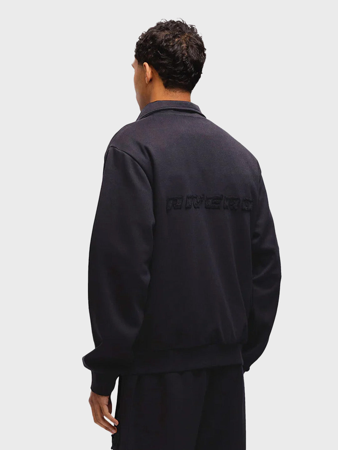 rivero urban track jacket - black- Reloadstore